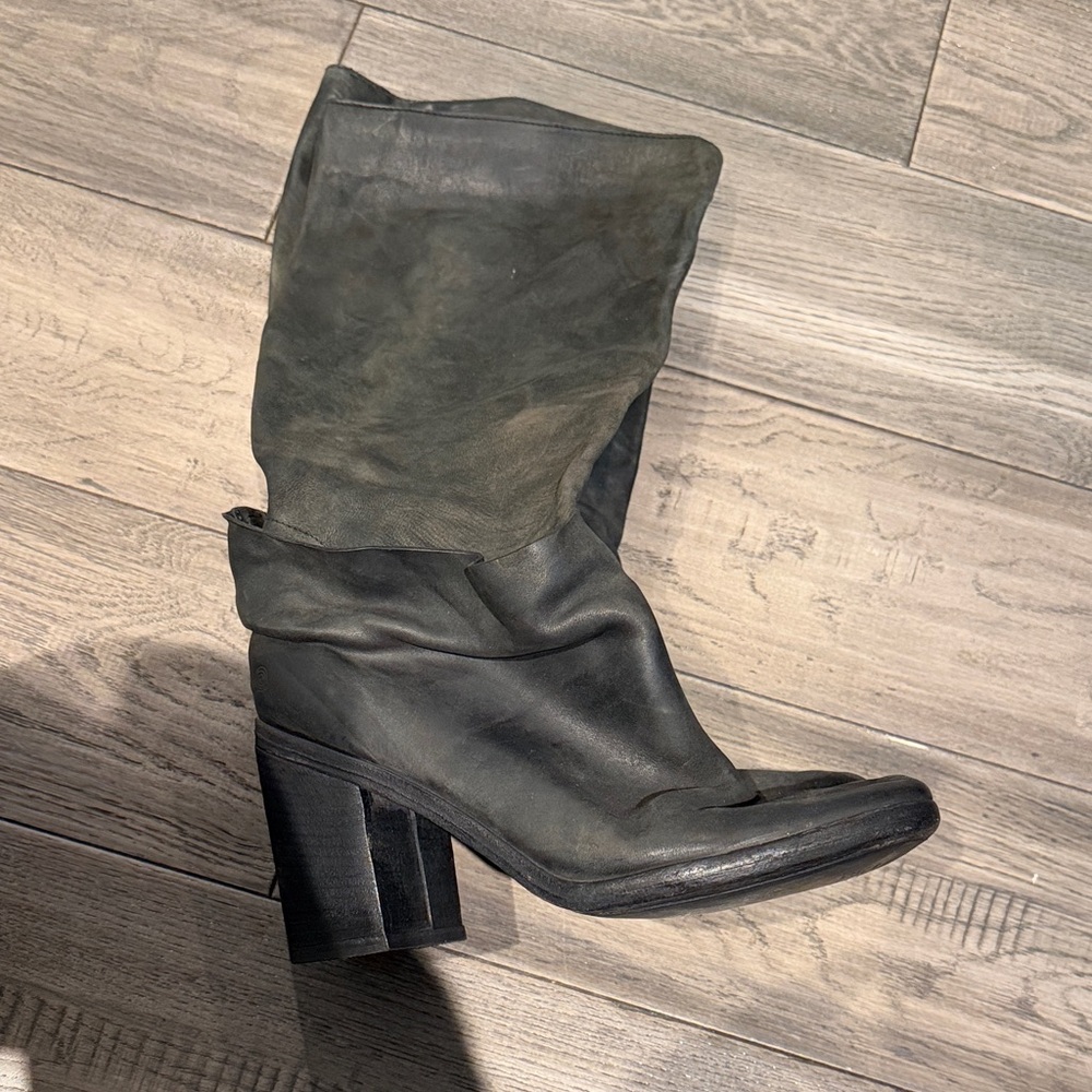 Marsell Dark Gray Heeled Boots